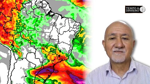 Condições de chuvas intensas no RS e SC, cessa a chuva no MT