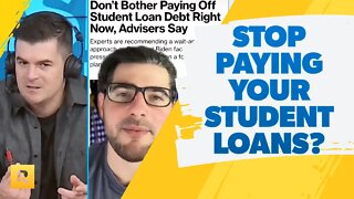 Stop Paying On Your Student Loans? - Ramsey Show Reacts