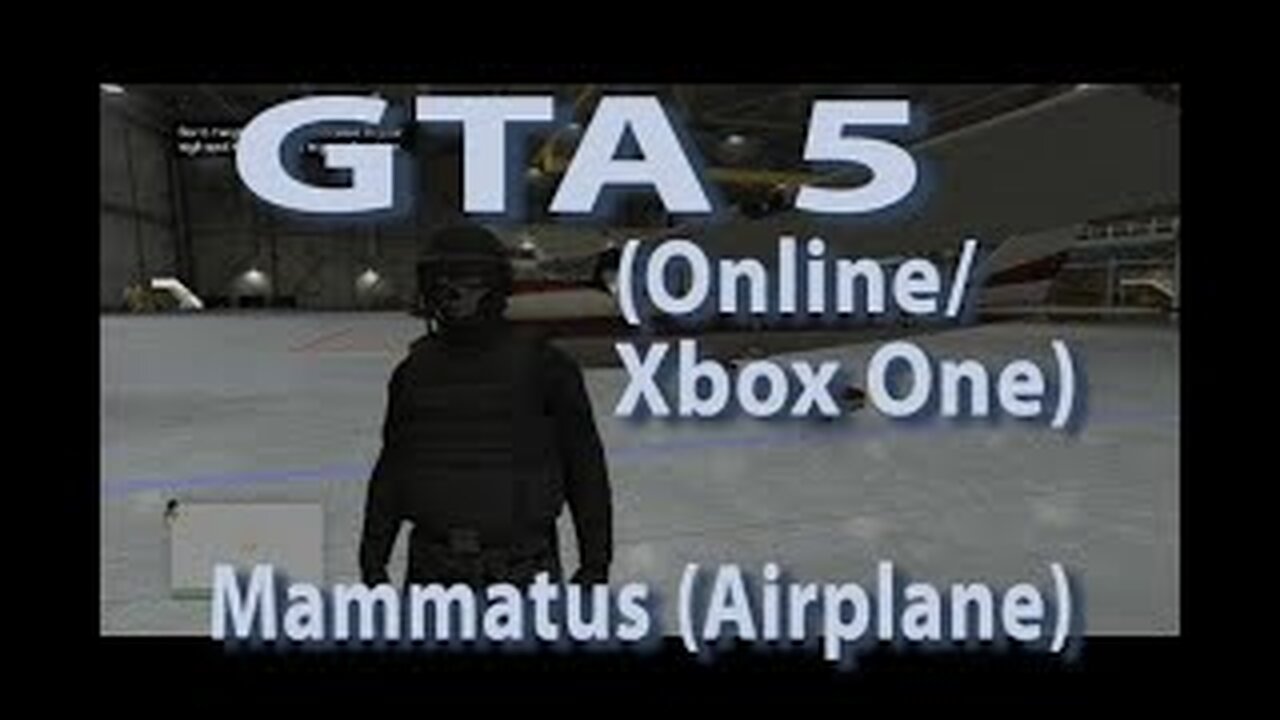 GTA 5 (Online Xbox One) Mammatus (Airplane)