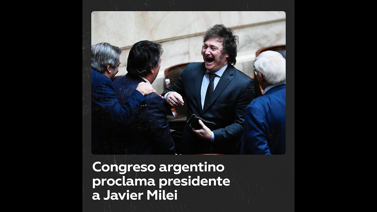 Poder Legislativo proclama en sus cargos a Milei y Villarruel