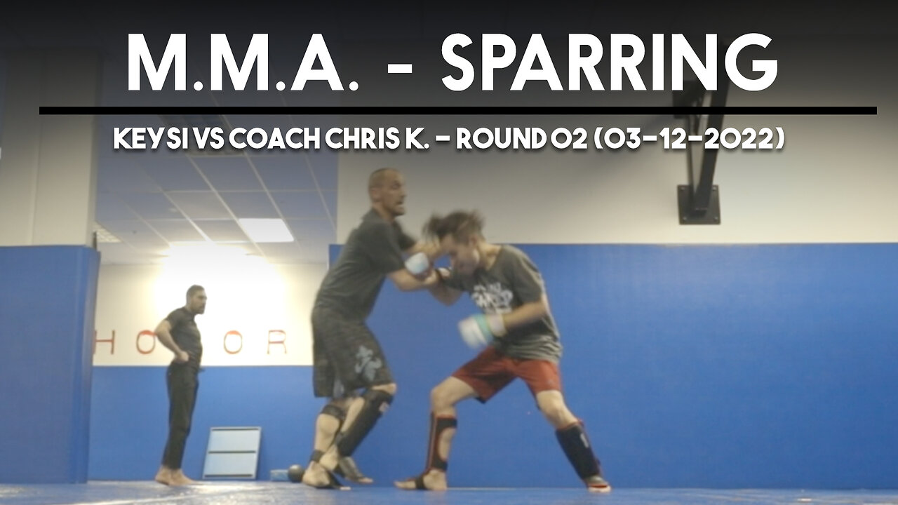 MMA Sparring [Keysi vs Coach Chris K.] Round 02 | Circadian MMA (03-12-2022)