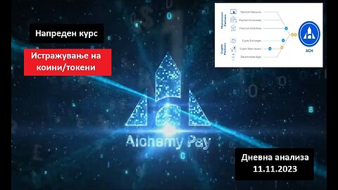 Истражување на Коини/Токени - Alchemy Pay ACH 11.11.2023