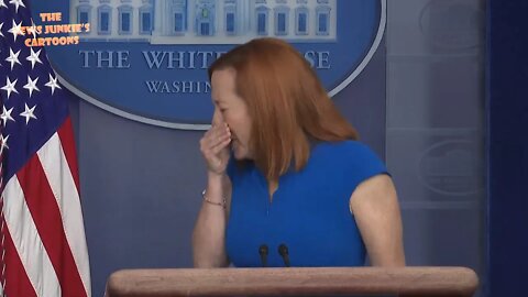 Psaki's answer to 'we sneeze into our elbow now'.