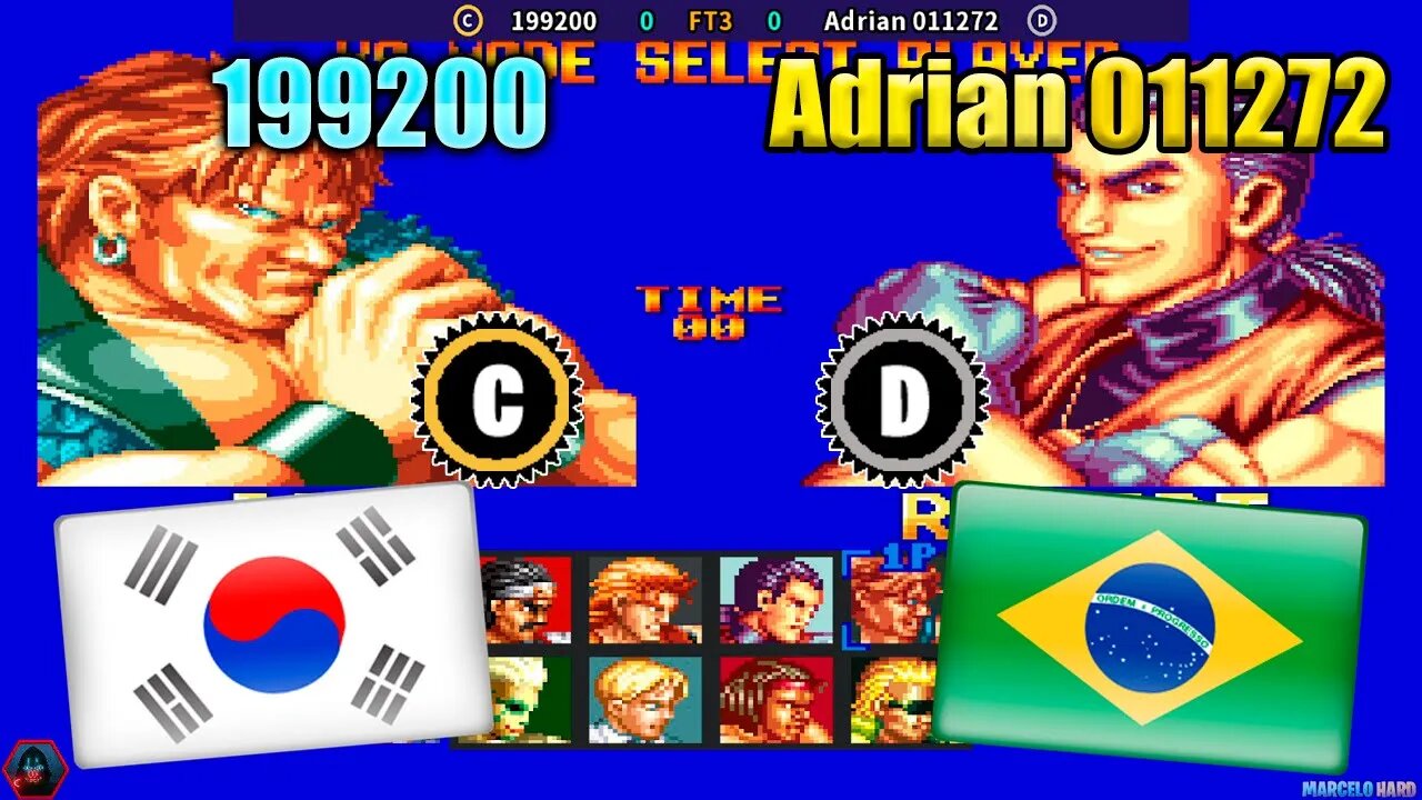 Art of Fighting (199200 Vs. Adrian 011272) [South Korea Vs. Brazil]