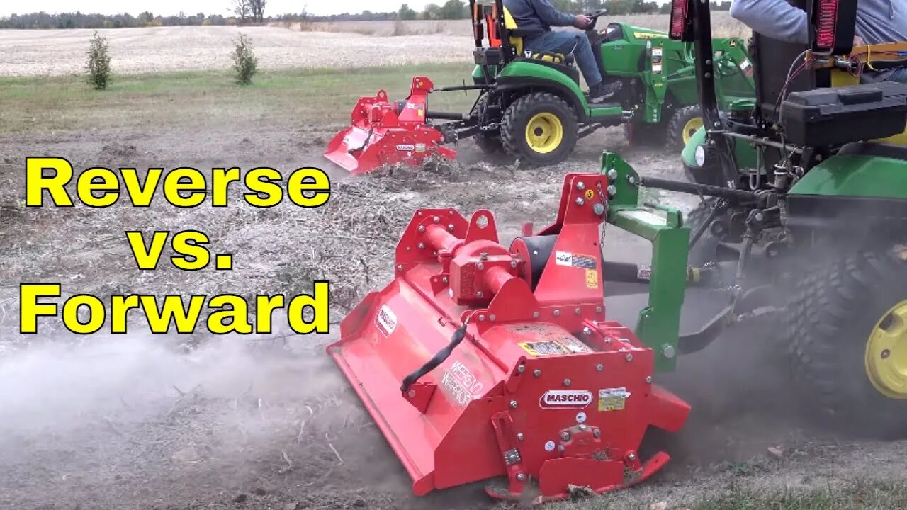 Garden Tillers: Forward vs Reverse Rotation? 4 Distinct Tests