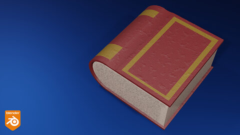 Leather Book | Blender 4.1 Tutorial