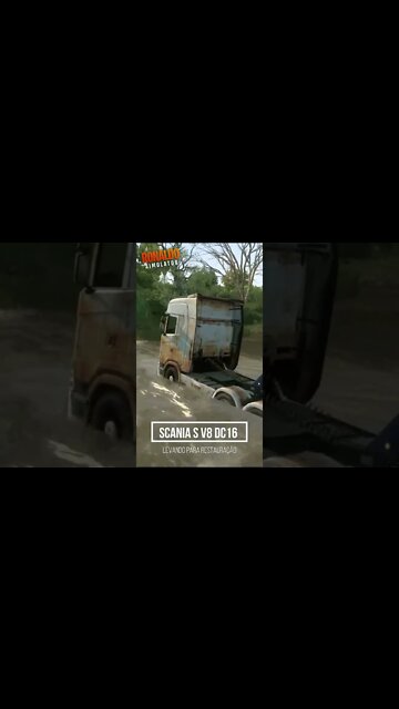 Scania S DC16 V8 #shorts #shortsyoutube #ronaldosimulator