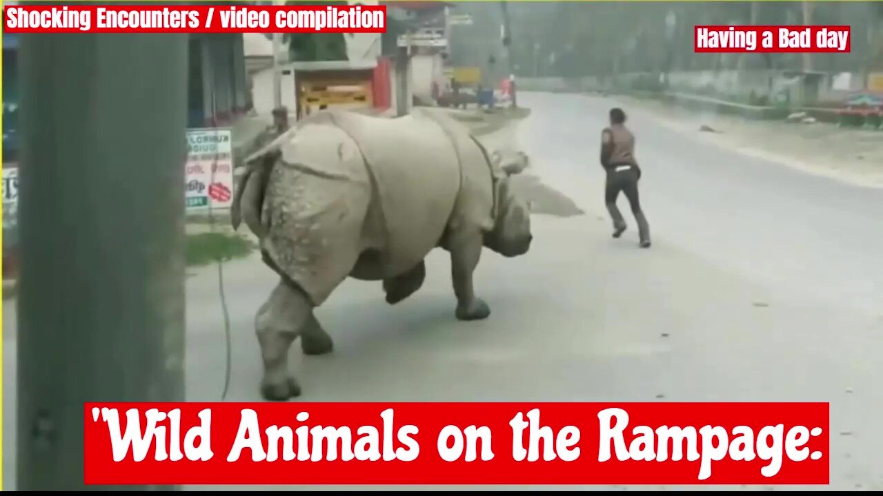 "Wild Animals on the Rampage: Shocking Encounters in Our Streets