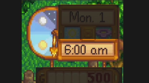 Time and Parts of Day - Stardew Valley HUD #1