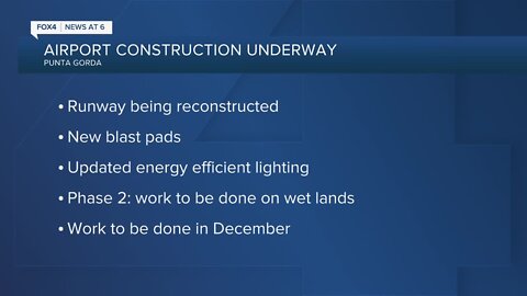 Punta Gorda Airport construction underway