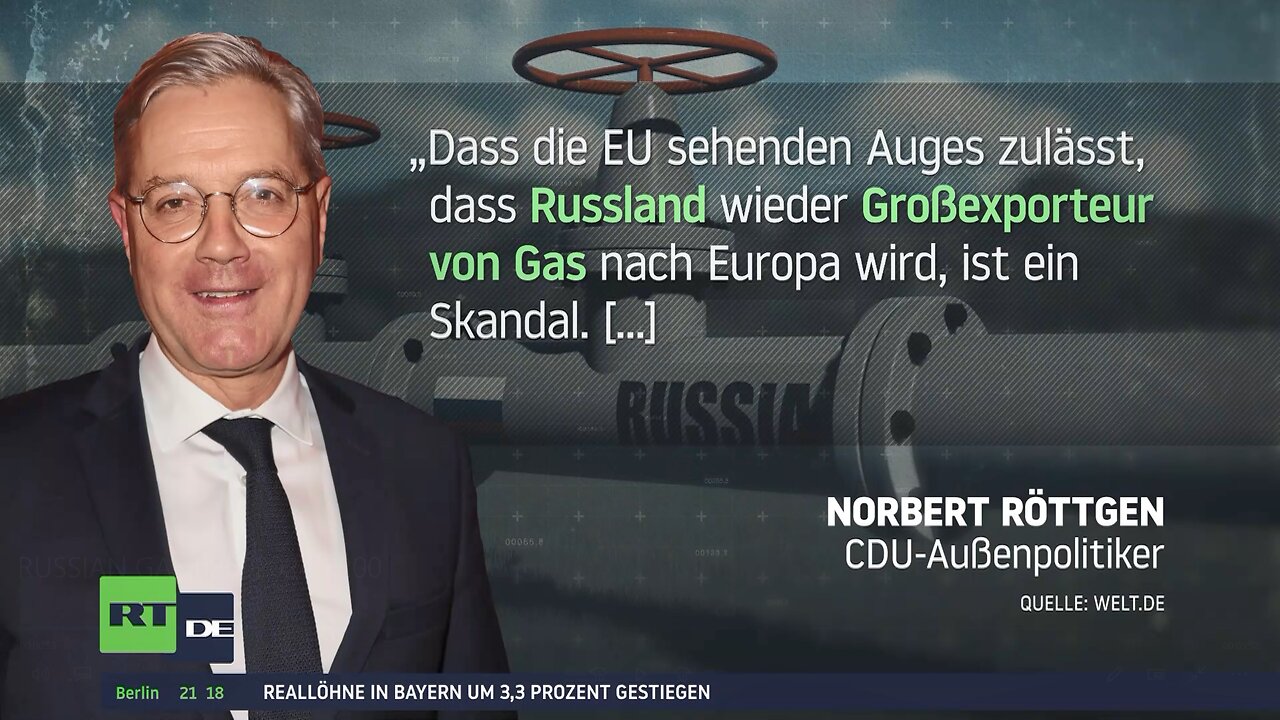 "Skandal": EU importiert mehr Gas aus Russland als aus den USA