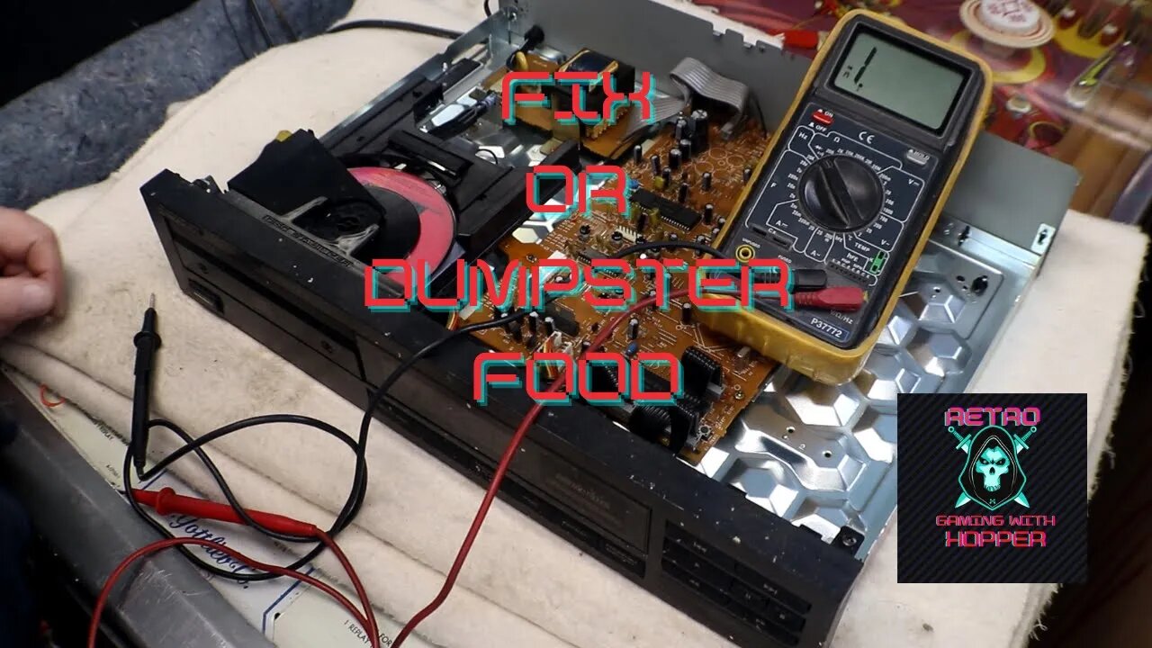 Pioneer PD 4100 CD Player / Can We Fix It? Or Is It Dumpster Food