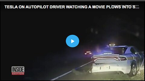 A Tesla on autopilot hitting a sheriff's car in North Carolina