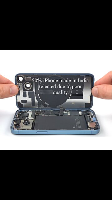 No, iPhone production is NOT moving from China to India