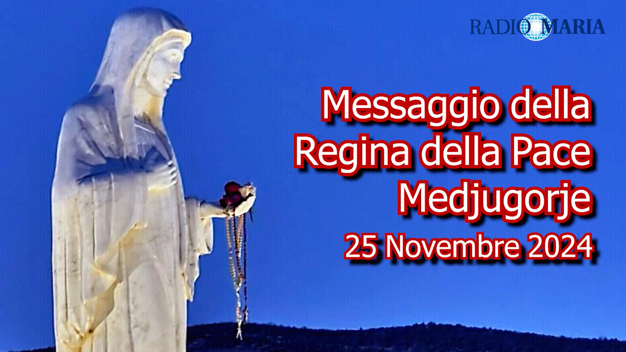 (25 NOVEMBRE 2024) - 〽️EDJUGORJE: “〽️MESSAGGIO DELLA REGINA DELLA PACE!!”😇💖🙏