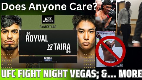 UFC Fight Night Vegas Tatsuro Taira vs Brandon Royval; Full Fight Card Review, Betting, Picks