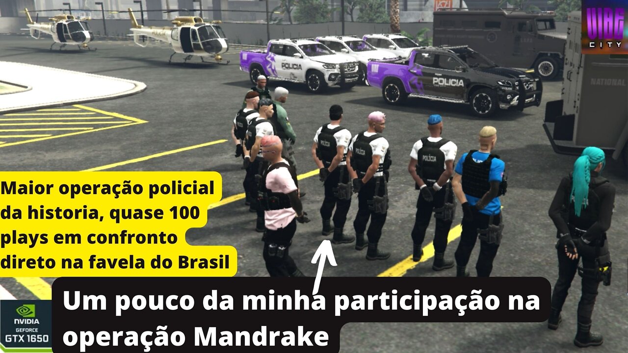 #05 - GTA V RP - A Maior operação policial já vista, Invasão a favela da Fac Brasil - Vibe City