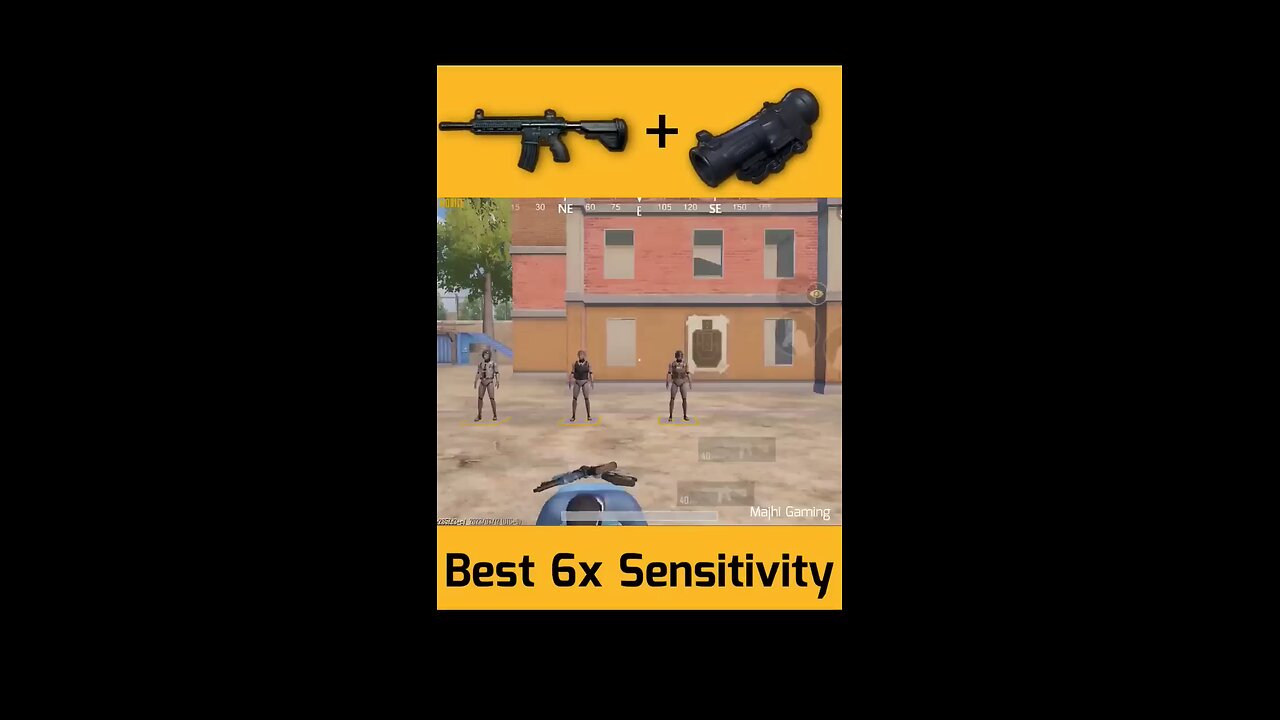 PUBG M416 and 6x Sensitivity