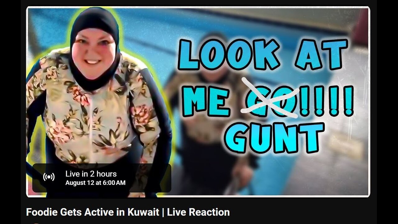 8-12-2024 The YouTube Underground "Foodie Gets Active in Kuwait" w/ live chat (starts at 59:00)