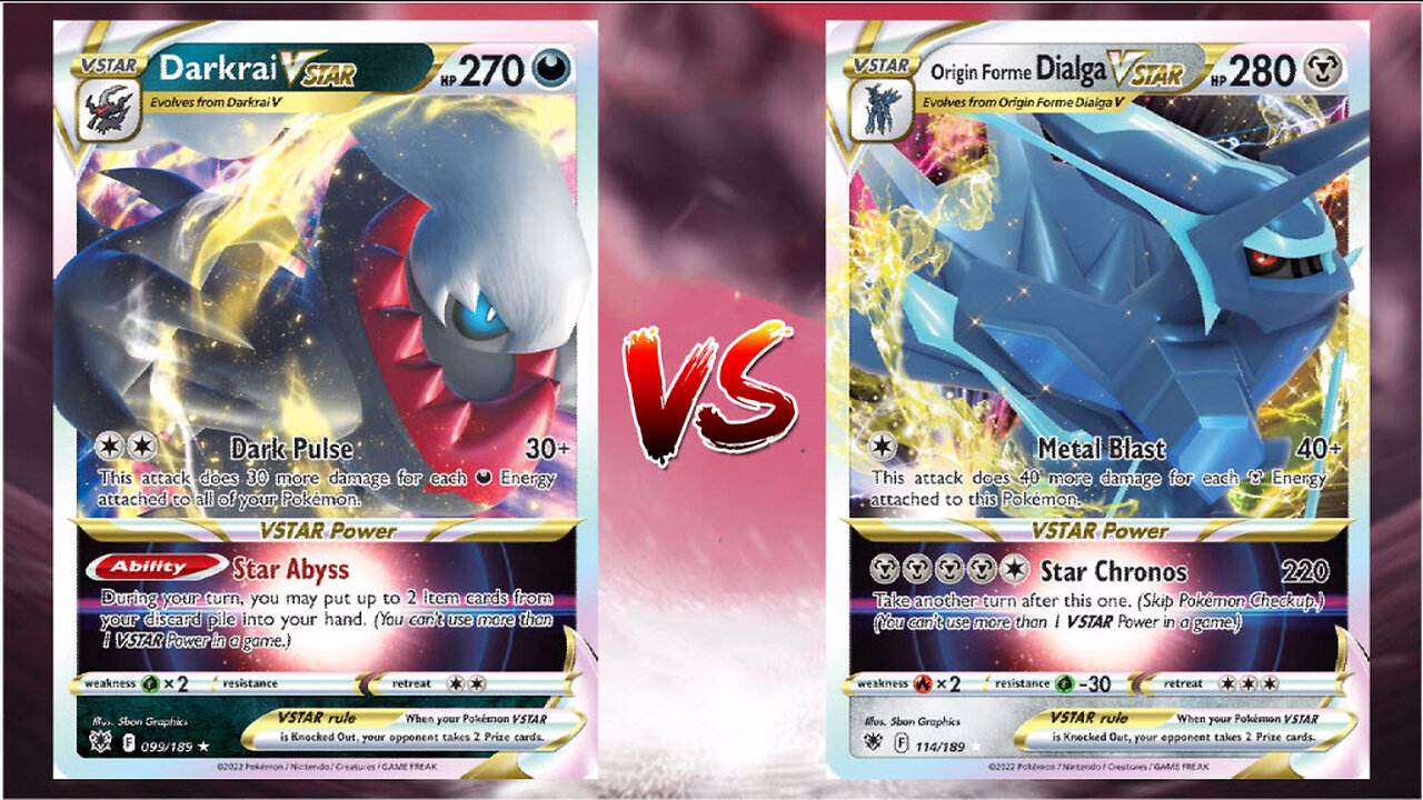 Pokemon TCG Online Darkrai VSTAR VS Dialga VSTAR!!