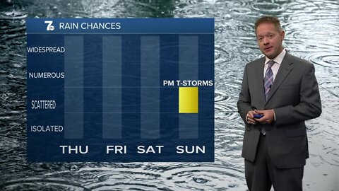 7 Weather Noon update, Thursday afternoon, September 1