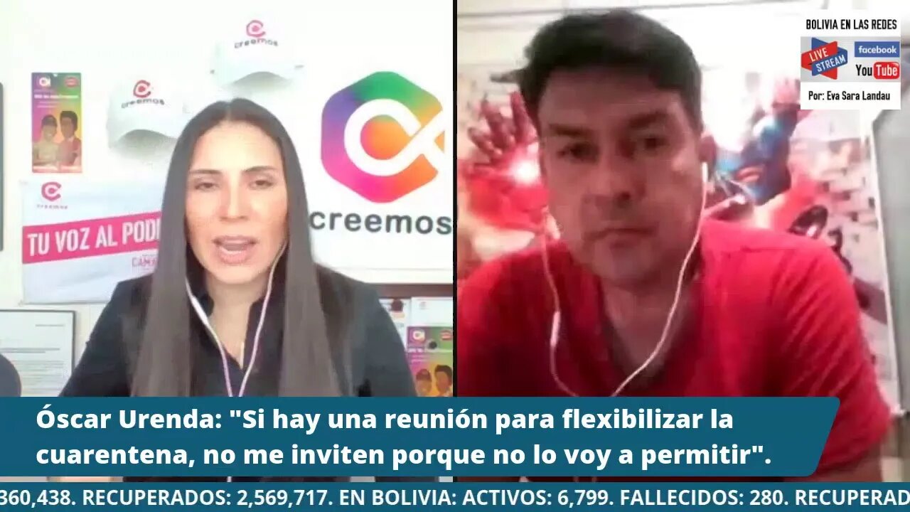 BOLIVIA EN LAS REDES, JUAN CARLOS FERNANDEZ, PERIODISTA DE MONTERO INFORMA COVID-19