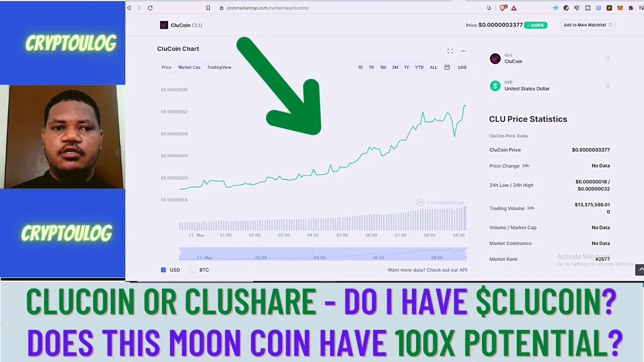 Clucoin Or Clushare - Do I Have $Clucoin? Does This Moon Coin Have 100x Potential?