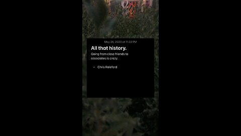 All that history