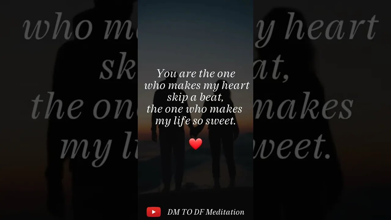 dm to df 💌 Short Love Story 🌷💕divine masculine dm to df meditation #viralvideo #shorts #masculinity