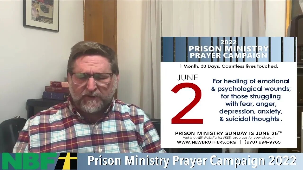 Prison Ministry Prayer Campaign 2022 - Day 2