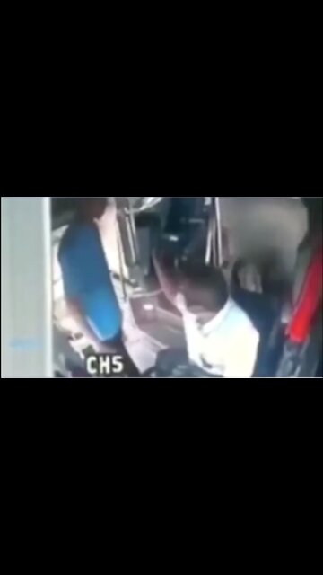 Man Attacks Bus Driver then Instantly Regrets it