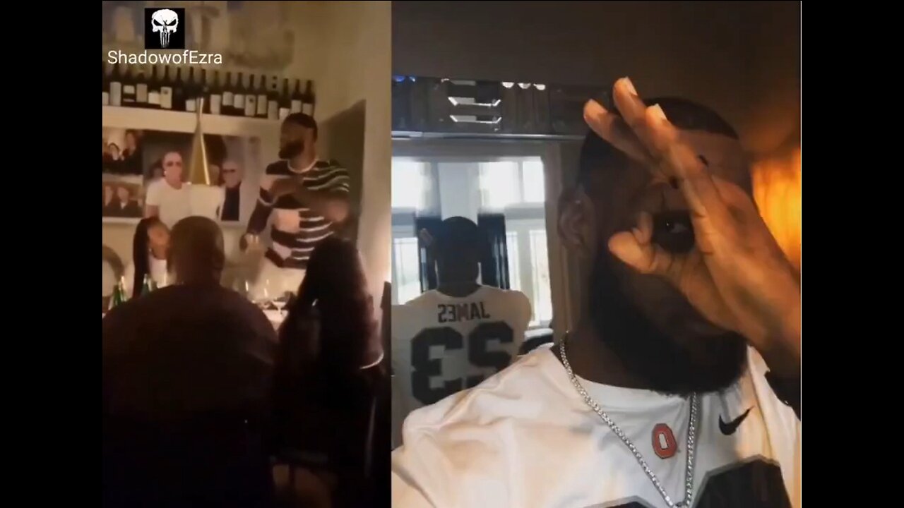 Lebron James at a Diddy party and flashing the 666 symbol over his eye, he’s a Satanist