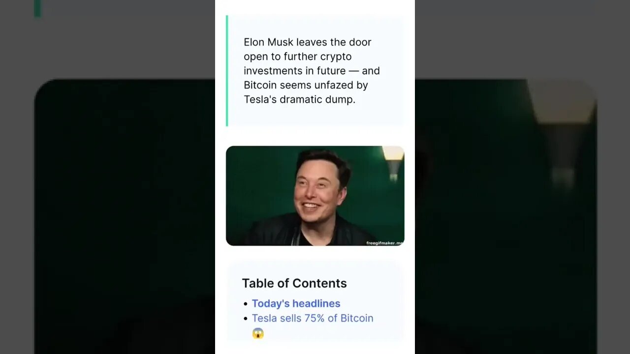 Will Tesla Ever Invest in Bitcoin Again? #cryptomash #cryptonews #AnsirAli #elonmusk #viralvideo