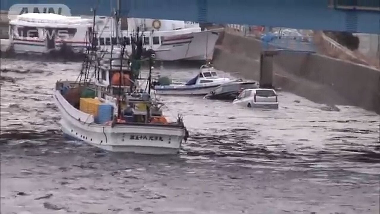 Tsunami, Great East Japan Earthquake - Miyako city, Iwate Pref, Japan [11 Mar 2011]