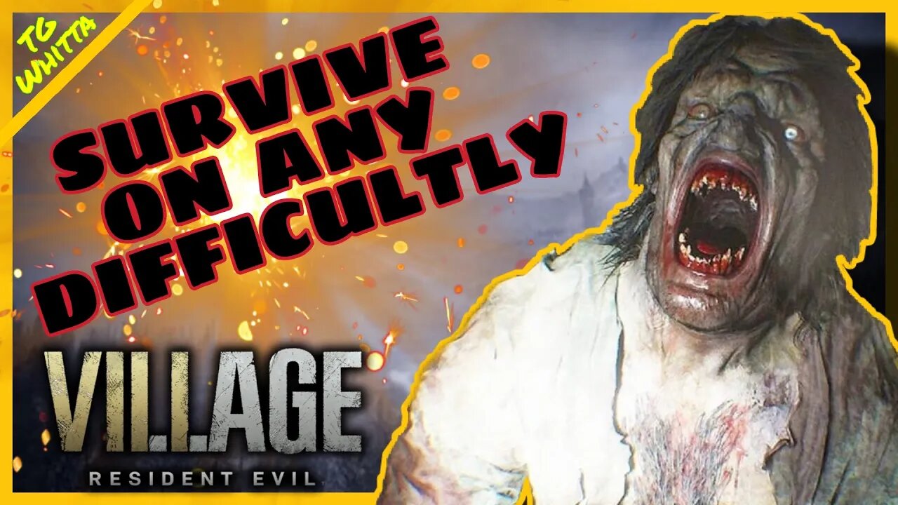 Resident Evil Village - How to Survive the Attack | HARDCORE + VILLAGE OF SHADOWS DIFFICULTY