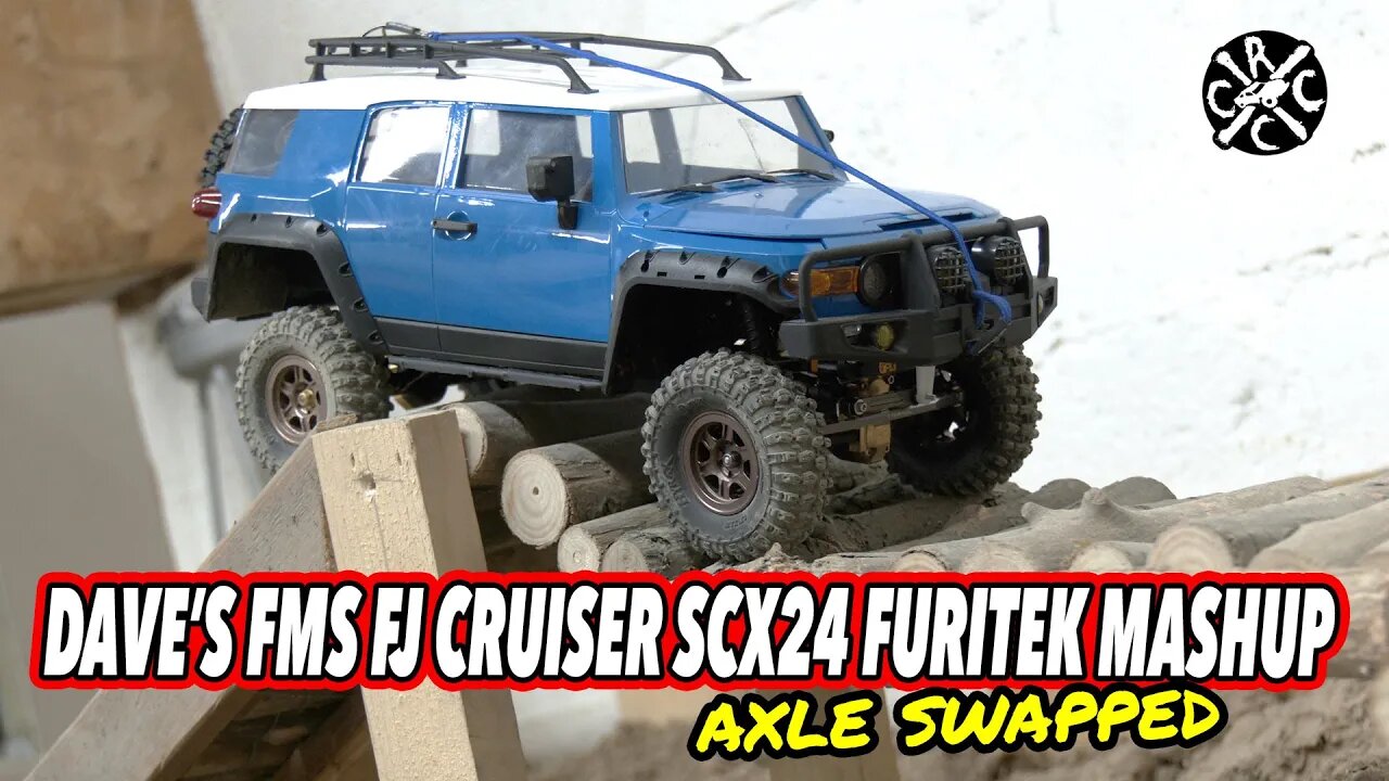 Dave's FMS FJ Cruiser SCX24 Furitek Mashup! You Won't Believe How Easily He Did It.