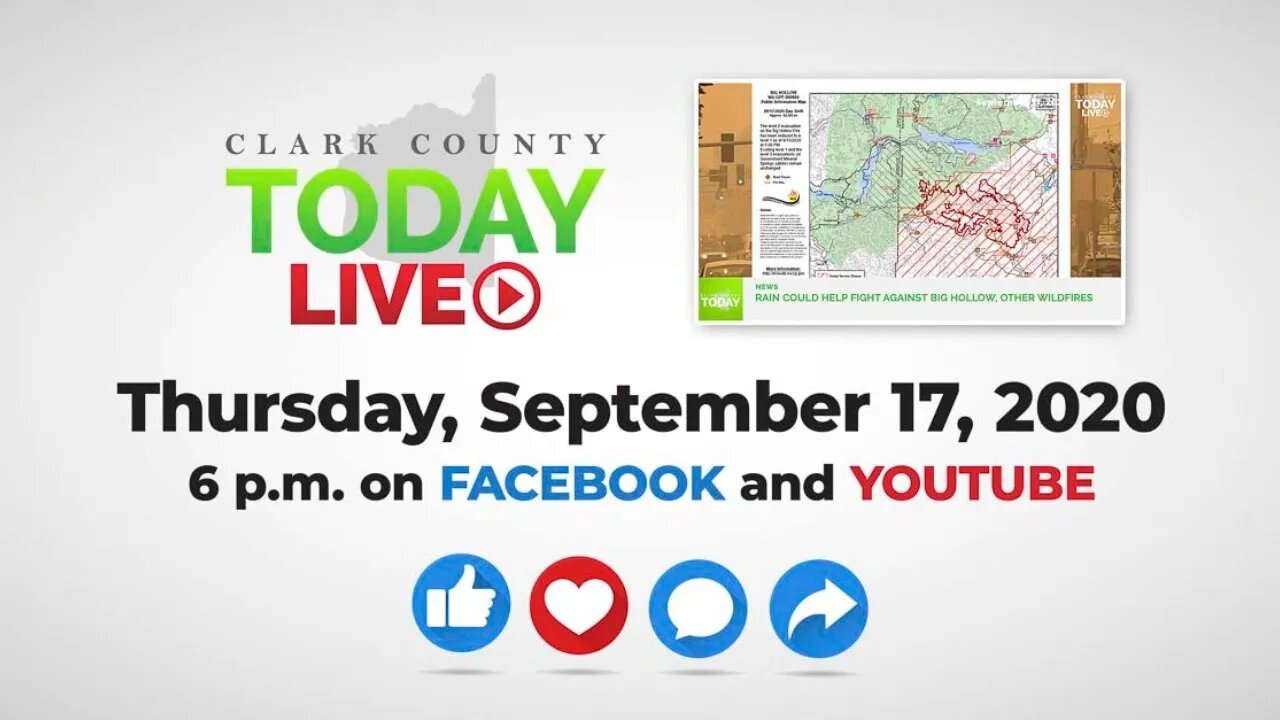 WATCH: Clark County TODAY LIVE • Thursday, September 17, 2020