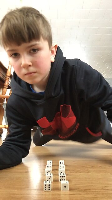 Kid Does INSANE Dice Stack!🔥😱😱😳❤️