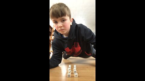 Kid Does INSANE Dice Stack!🔥😱😱😳❤️