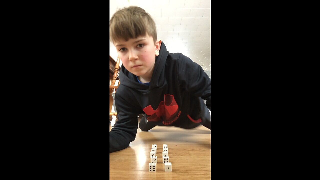Kid Does INSANE Dice Stack!🔥😱😱😳❤️