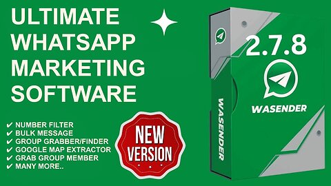 ULTIMATE Whatsapp Marketing Software - ULTIMATE WHatsapp Bulk Sender for Digital Marketing