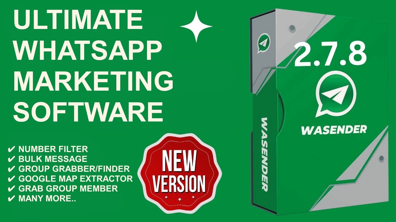 ULTIMATE Whatsapp Marketing Software - ULTIMATE WHatsapp Bulk Sender for Digital Marketing