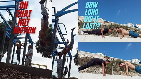 Full Body Fast Pace HIIT Calisthenics Workout + Push Ups Competition With a Guy