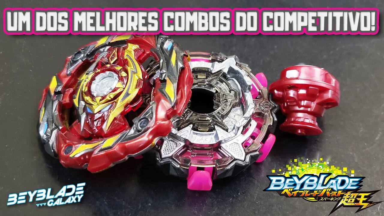 Testando 058 - WORLD SPRIGGAN .Rs 2D contra 3 combos - Beyblade Burst ベイブレードバースト