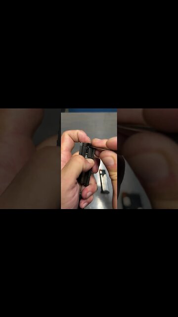 Sig P365 X macro striker plate removal .