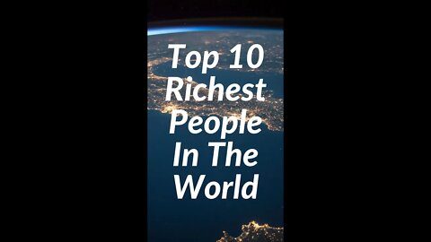 Top 10 Richest People in the World on YouTube and Facebook.