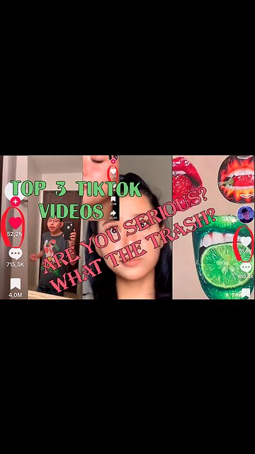 Top 3 tiktok videos... what the fuck?