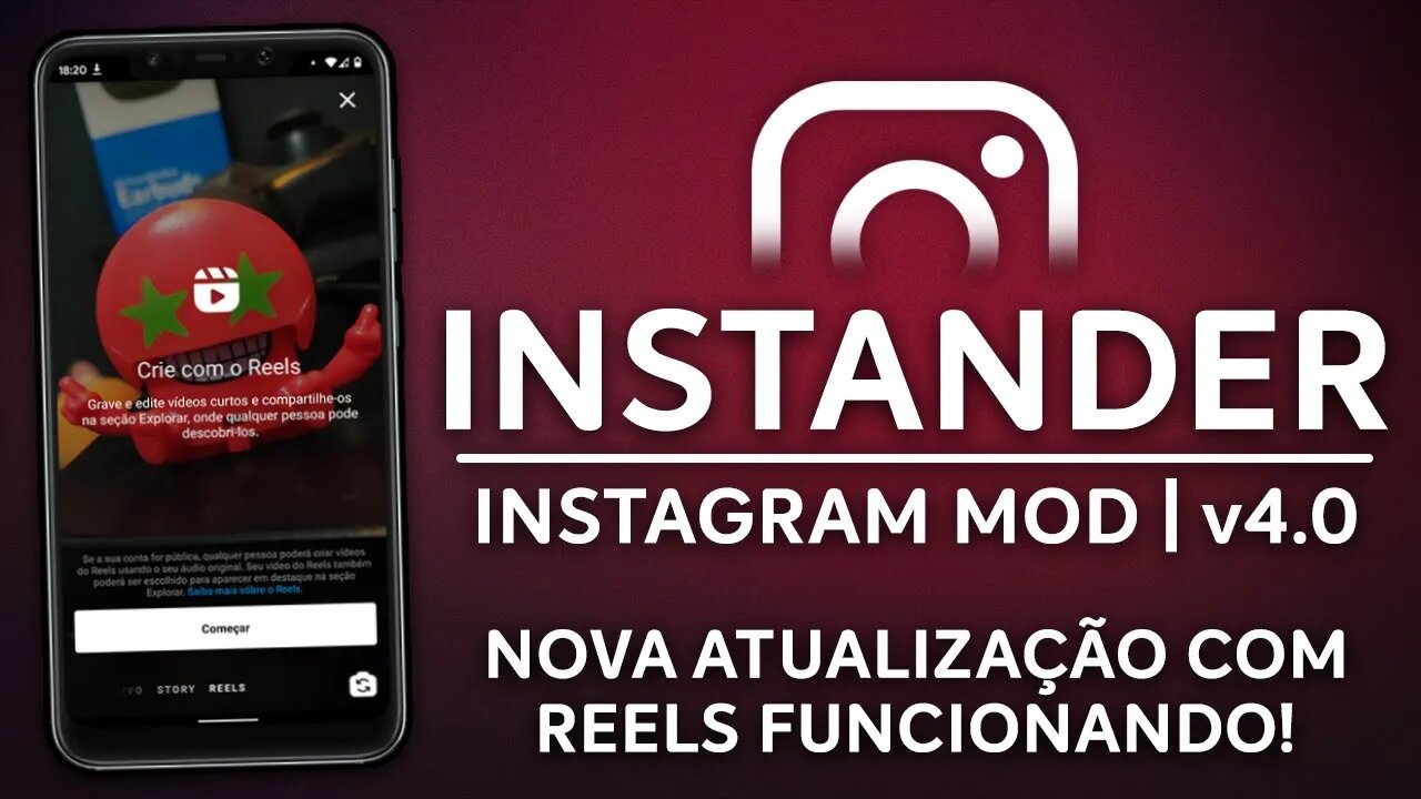 INSTANDER v4.0 INSTAMOD | INSTAGRAM MOD COM VÁRIAS FUNÇÕES E REELS FUNCIONANDO!