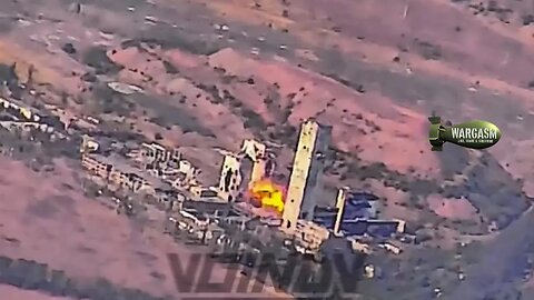 Double Russian FAB airstrikes on Ugledar mine complex