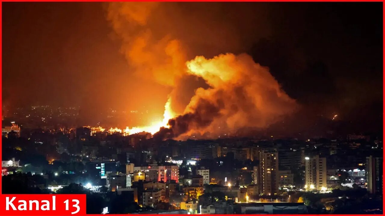 Israel struck military facilities in Beirut at night - powerful explosions happened